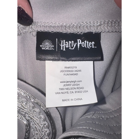 Harry Potter Grey Long Sleeve Dress Robe Wizarding World Exclusive Size Large - Picture 6 of 7
